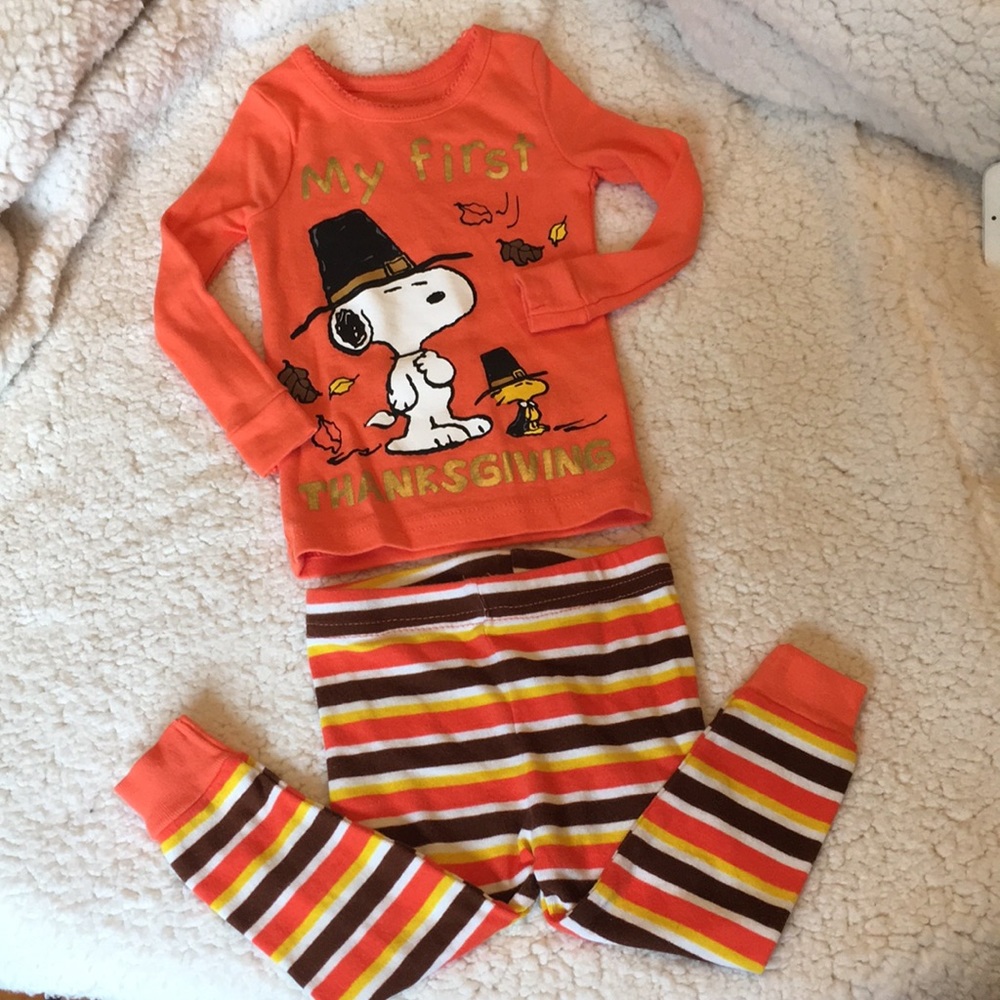 Peanuts First Thanksgiving Set Size 6-9 Months